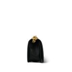 Black Caviar Quilted Boy Bag Small Aged Gold Hardware - Image 4
