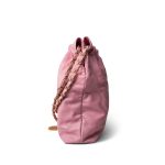 Light Pink Calfskin Quilted 22 Hobo Bag Small - Image 3