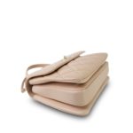 Beige/ Nude Lambskin Quilted Small Trendy CC Light Gold Hardware - Image 5
