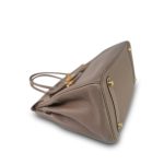 Birkin 30 Etoupe Togo Gold Plated A Stamp - Image 9