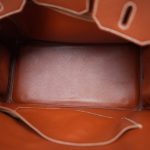 Birkin 35 Brown Veau Togo Gold Plated D Square Stamp - Image 9