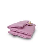 22S Pink Caviar Quilted ‘Pick Me Up’ Belt Bag Aged Gold Hardware - Image 8