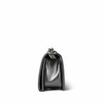 15K Silver Metallic Galuchat Stingray Boy Bag Small Silver Hardware - Image 3