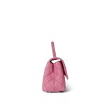 23A Light Pink Caviar Quilted Coco Chain Handle Small LGHW - Image 5
