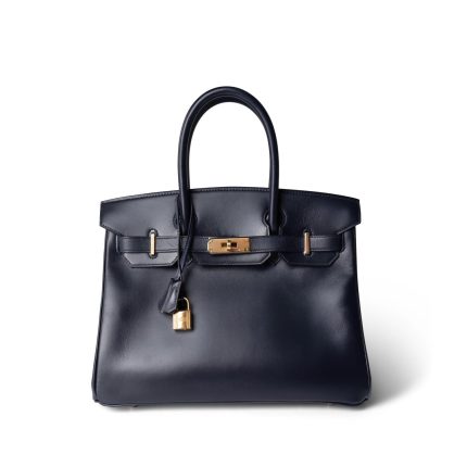 Birkin 30 Navy Box Gold Plated [C] Stamp