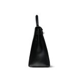 Kelly Sellier 28 Black Box Calfskin Gold Plated V Stamp - Image 3