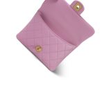 22S Pink Caviar Quilted ‘Pick Me Up’ Belt Bag Aged Gold Hardware - Image 15
