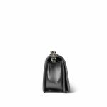 15K Silver Metallic Galuchat Stingray Boy Bag Small Silver Hardware - Image 5