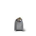 Grey Caviar Quilted Boy Bag Small LGHW - Image 12