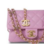 22S Pink Caviar Quilted ‘Pick Me Up’ Belt Bag Aged Gold Hardware - Image 13