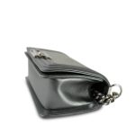 15K Silver Metallic Galuchat Stingray Boy Bag Small Silver Hardware - Image 8