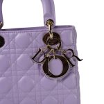 My ABC Lady Dior Lilac Cannage Lambskin Small - Image 3