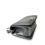 15K Silver Metallic Galuchat Stingray Boy Bag Small Silver Hardware - Image 9