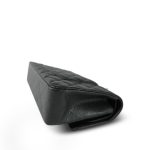 18S Dark Grey/Charcoal Caviar Quilted Classic Flap Medium Light Gold Hardware - Image 10