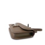 Constance Elan Etoupe Epsom Palladium Plated K Stamp - Image 9