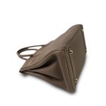 Birkin 30 Etoupe Togo Gold Plated Y Stamp - Image 5