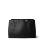 Black Caviar Quilted CC Timeless Portfolio Gold Hardware - Image 4