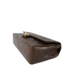 Brown Lambskin Quilted Single Flap GHW - Image 8