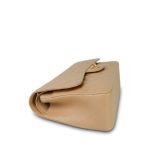 Beige Clair Caviar Quilted Jumbo Classic Flap Gold Hardware - Image 7
