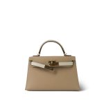 Mini Kelly Sellier II Bi-Color Horseshoe (HSS) Trench/Craie Epsom Permabrass Plated Z Stamp - Image 3