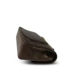 Brown Lambskin Quilted Classic Flap Small Gold Hardware - Image 11