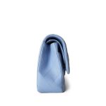21C Sky Blue Lambskin Quilted Classic Flap Medium LGHW - Image 3