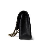 Black Caviar Quilted Classic Flap Medium 24k Gold Hardware - Image 6