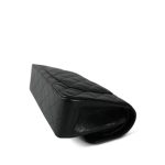 Black Caviar Quilted Small Classic Flap Silver Hardware - Image 10