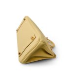 Birkin 25 Jaune Poussin Togo Gold Plated Z Stamp - Image 7