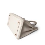 Birkin 30 Craie Veau Togo Rose Gold Plated Y Stamp - Image 9