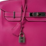 Birkin 30 (Candy Model) Rose Tyrien / Rubis Veau Epsom Leather Palladium Plated P Square Stamp - Image 2