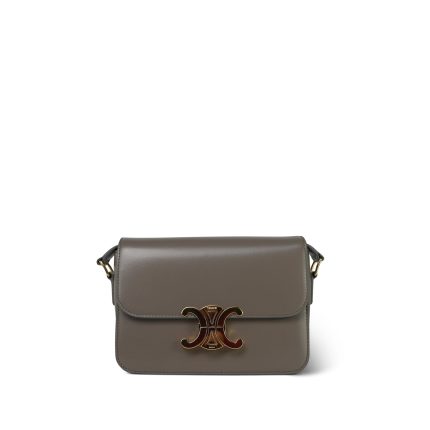 Celine Triomph Teen Pebble Shiny Calfskin Bag