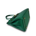 Birkin 30 Malachite Epsom Gold Plated C Stamp - Image 13