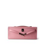 Kelly Cut Clutch Rose Confetti Epsom Palladium Plated R Stamp - Image 15