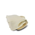 Ivory Caviar Quilted Business Affinity Flap Small Light Gold Hardware - Image 2