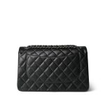 Black Jumbo Caviar Classic Flap Silver Hardware - Image 3
