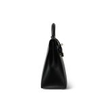 Kelly Sellier 32 Black Box Calfskin Gold Plated C Square Stamp - Image 13