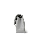 21A Grey Caviar Quilted Classic Flap Small Light Gold Hardware - Image 3