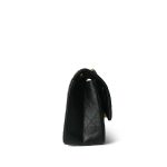 Black Crumpled Calfskin Quilted Reissue 2.55 Aged Gold Hardware 225 - Image 4