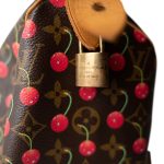 Louis Vuitton Speedy Handbag Limited Edition Monogram Cerises 25 - Image 8