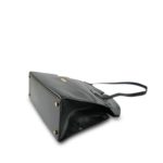 Black Vintage Hermes Himaraya Crocodile Gold Plated (P) Stamp - Image 14