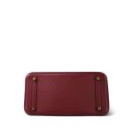 Birkin 30 Rouge H Togo Gold Plated J Square Stamp - Image 7