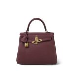 Kelly 25 Retourne Rouge H Togo Gold Plated Y Stamp - Image 11