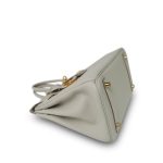 Birkin 25 Gris Perle Togo Gold Plated B Stamp - Image 19