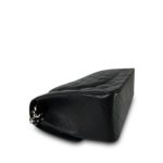 Black Caviar Quilted Jumbo Classic Flap SHW - Image 12