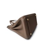 Birkin 30 Etoupe Veau Togo Gold Plated B Stamp - Image 5
