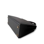 Kelly Sellier 28 Black Epsom Gold Plated Y Stamp - Image 9