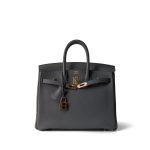 Birkin 25 Etain Togo Rose Gold Plated Z Stamp - Image 11