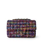 24S Multicolor Sequin Tweed Quilted Rectangular Mini Flap LGHW