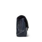 Navy Lambskin Quilted Classic Flap Medium GHW - Image 5